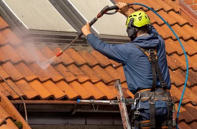 Démoussage et hydrofuge de toiture à Aguessac